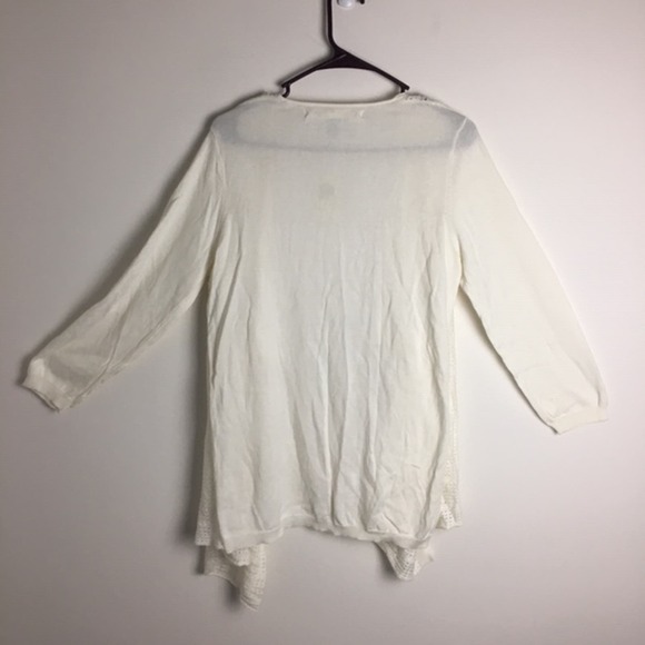 Max Studio Shrug White Size Large - Picture 12 of 16